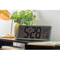 Digitálne hodiny Karlsson Table Clock Retro LCD KA6020GR, 36cm